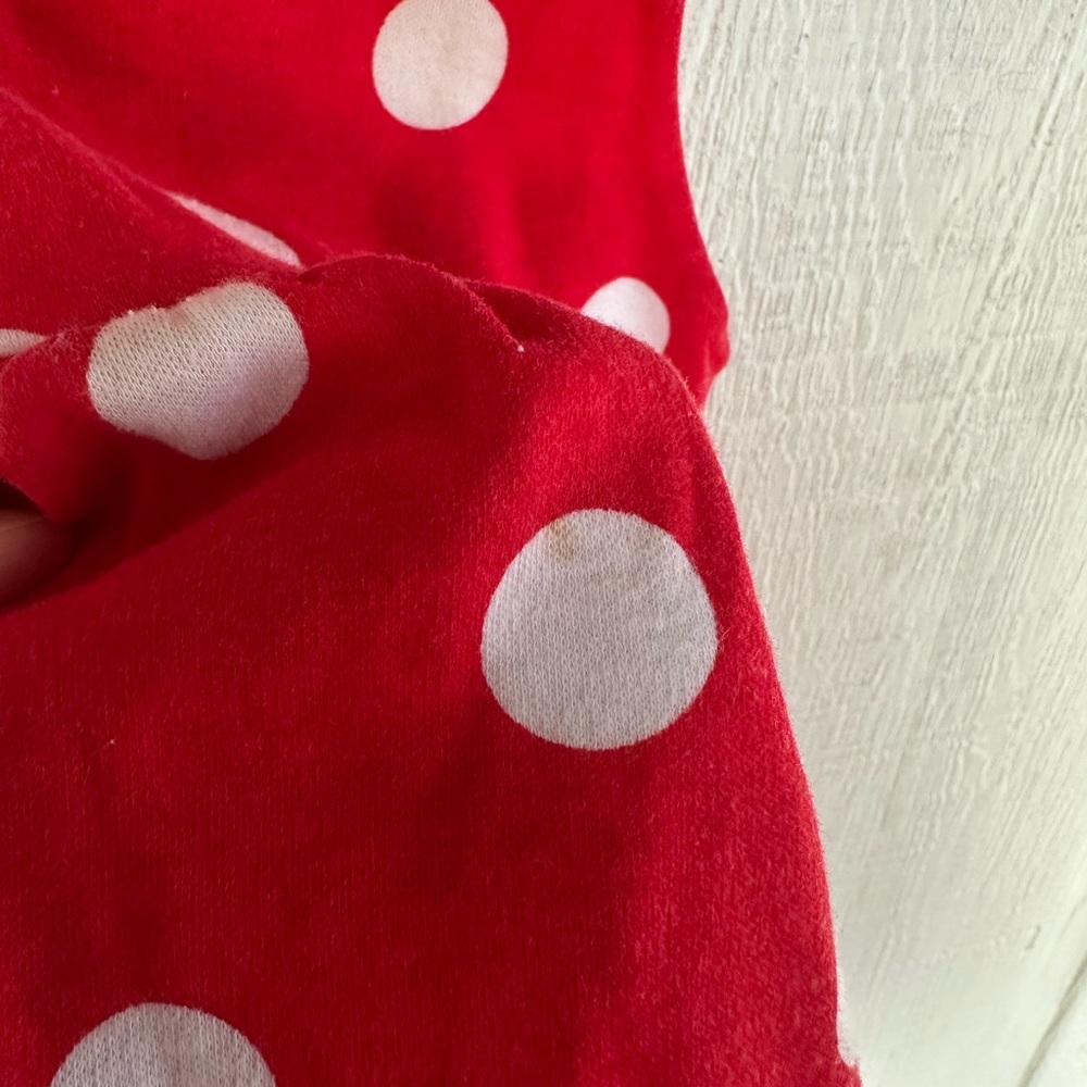 Vintage Baby Bliss Red Polka Dot Dress with Pockets Sleeveless  Disney Inspired - Picture 2 of 6